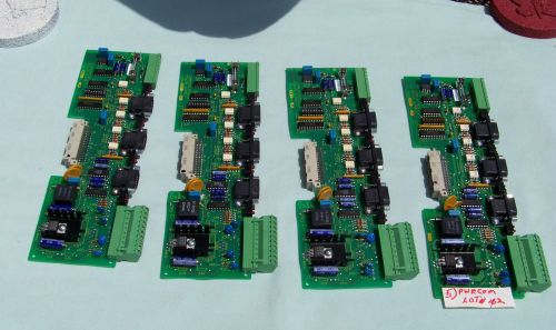 QTY 4)  GE CASI MICRO/5 COMMUNICATIONS/POWER SUPPLY REV M  BOARDS LOT 102