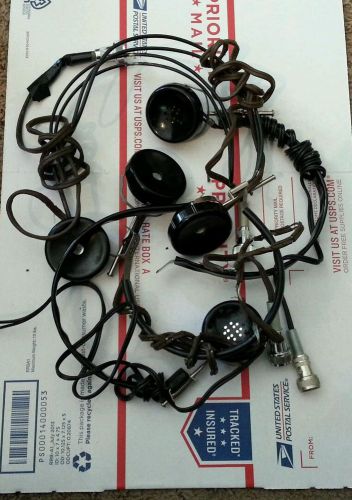 5 cdv 700 headsets for geiger counters  for parts or repair