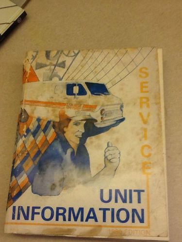 Lennox Book 1980 Service Repair Unit information