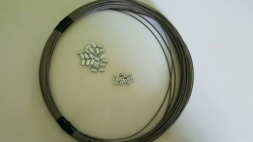1/16&#034; galvanized cable and hardware