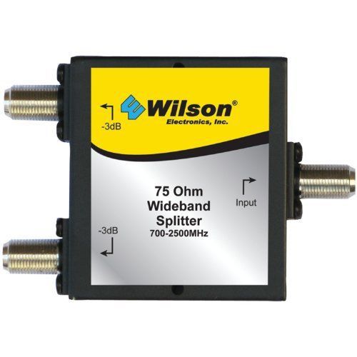 Wilson Electronics F Female connectors 75 Ohm Splitter, Wideband 700-2500