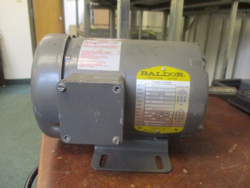 Baldor Industrial Motor M3545 1HP 3450RPM 208-230/460V 3.7-3.6/1.8A New Surplus