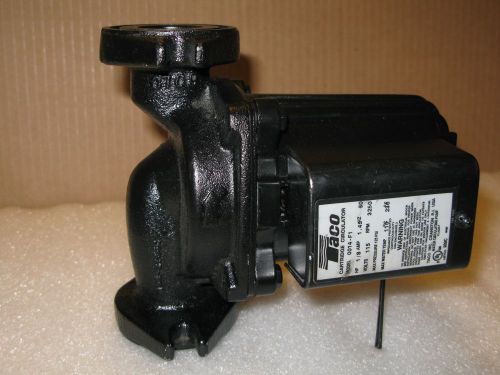 New taco 0014-f1 cast iron cartridge circulator pump for sale
