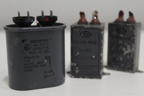 Lot of (3) dielektrol pcb&#039;s filter-mite capacitor 26f6618 fa 2.0 uf mfd 600 vac for sale