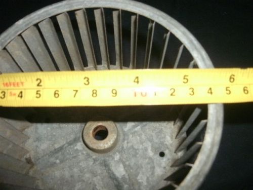 Blower wheel squirrel cage fan blade 5 5/8&#034; diameter x 6 3/8&#034; depth, 1/2&#034; bore for sale