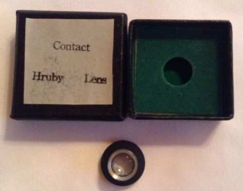 New Contact Hruby Lens For Slit Lamp Mentor?