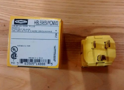 Hubbell HBL5965VYCNM3 Male Plugs - Box of 10 Plugs
