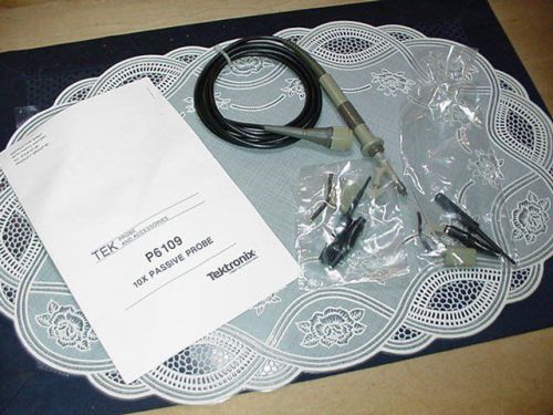 Tektronix P6109B Passive 10X Voltage Oscilloscope Probe 100MHz NEW!