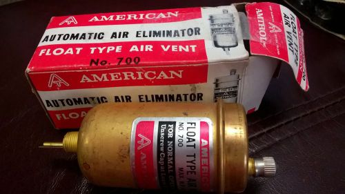 American Automatic Air Eliminator Float Air Vent 700