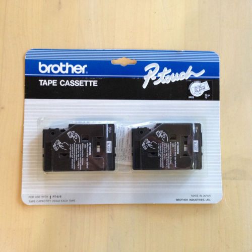Brother P-Touch Transfer TC Tape, Pack of 2 TC-00, Black Instant Lettering