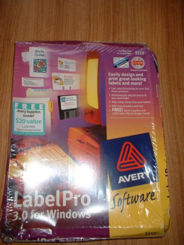 AVERY LABEL PRO #5119 NEW &amp; SEALED FREE SHIPPING