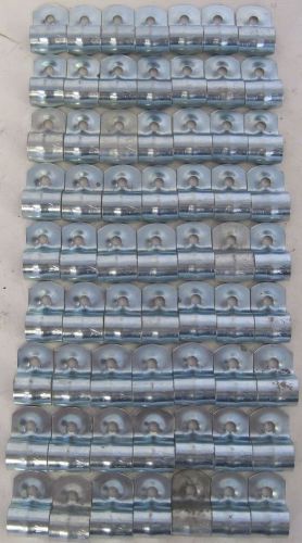 SGP 1/4&#034; One-Hole Steel EMT Conduit Pipe Clips Lot of 63 NNB