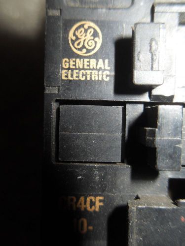 (V5-2) 1 USED GENERAL ELECTRIC CR4CF-10 CONTACTOR