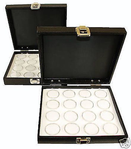 2-16 GEM JAR SOLID LID WHITE INSERT JEWELRY DISPLAY