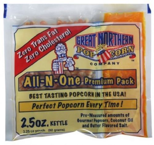 Great Northern 4099 GAP 2.5 OZ POPCORN Case (24) Of Two And A Half Ounce Packs