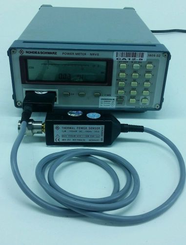 Rohde &amp; Schwarz NRVS 1020.1809.02 Power Meter w/ NRV-Z51 Thermal Power Sensor