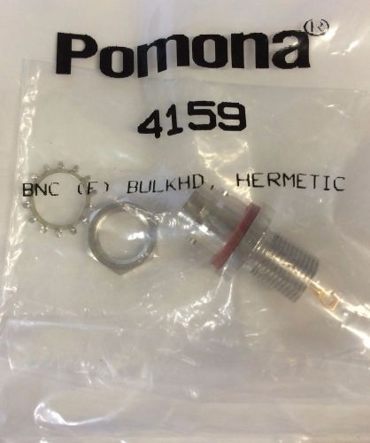 NIB Pomona 4159 BNC (F) Bulkhd, Hermetic