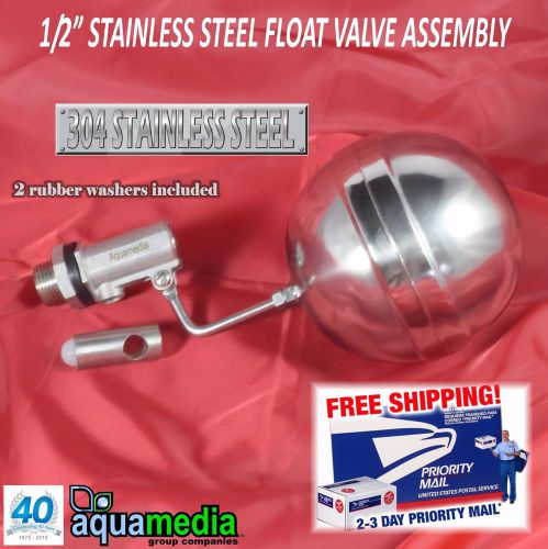 Stainless auto float level control valve 1/2&#034; npt shut off unbeatable price for sale