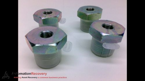 ADAPTALL 9038-08-02 - PACK OF 4 - REDUCER BUSHING, 1/2IN BSPP MALE,, NEW*