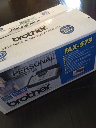 Brother Personal Plain Paper Fax, Phone and Copier - FAX-575
