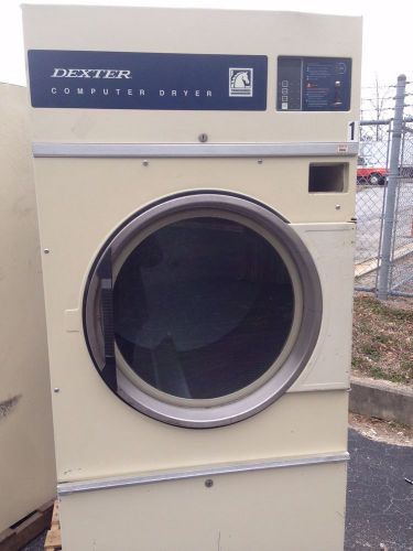Dexter single pocket dryer for coin laundry laundromat for sale