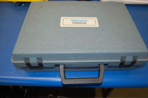 Tektronix P6015A Case with Manual and Misc. Parts As Shown
