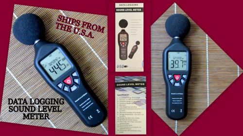 Digital sound pressure tester level meter 40~130db decibel usb interface logging for sale