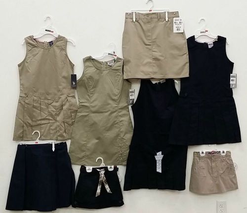50 Piece Mixed Lot of Girl&#039;s School Uniform Items