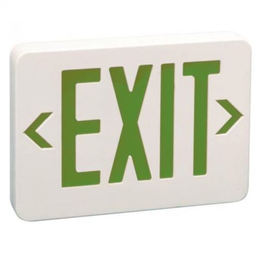Led Exit Sign Green National Brand Alternative Security 617117 076335117614