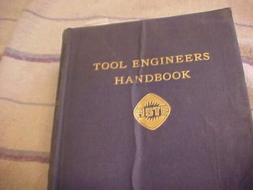 Tool engineer&#039;s Handbook