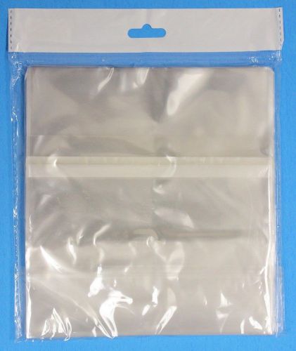 Resealable Plastic Wrap CD Sleeves 500 Pack