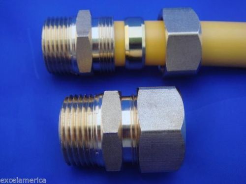 . gasflex MALE Fitting 1620   tubing one end &amp; 1/2&#034; Male NPT other end (1 un)