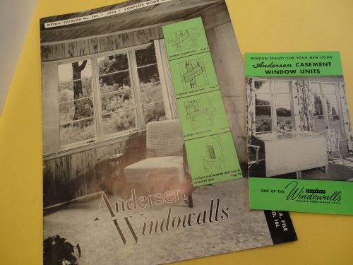 vintage 1954 andersen window catalog and brochure Windowall