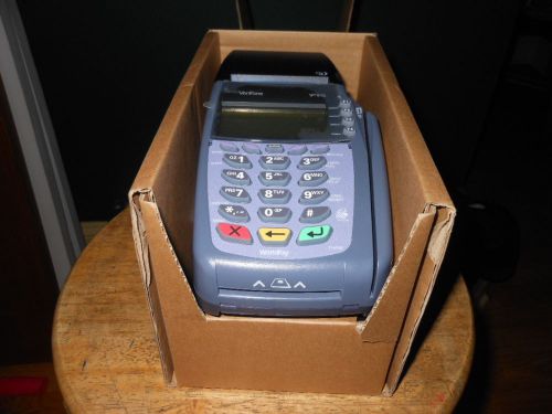 Verifone VX610 wireless credit card terminal. NEW in box w/all accessories
