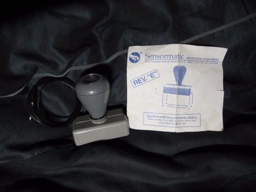 Hand stamp deactvator (zk20-1) sensormatic electronics corp. for sale