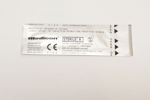 Medicon no.15 sterile scalpel blades pack of 100 for sale