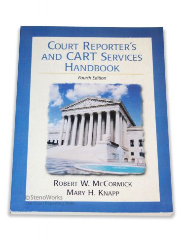 Court Reporter&#039;s and CART Services Handbook Excellent Condition