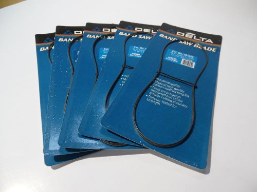 Delta 28-032 93-1/2&#034; x 1/8&#034; 14t high carbon band saw blades pack of 5 for sale