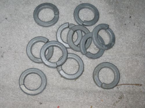 (93) split lock washers 1&#034; galvanized 1.01 id 1.62 od for sale