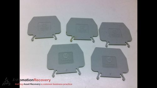 ALLEN BRADLEY 1492-PP10 - PACK OF 5 - GRAY PARTITION PLATE 8MM,