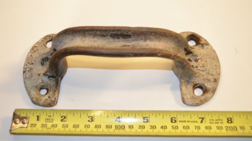 Original Antique Cast Iron Barn Handle Gate Pull Door Handle Rustic Country 8&#034;