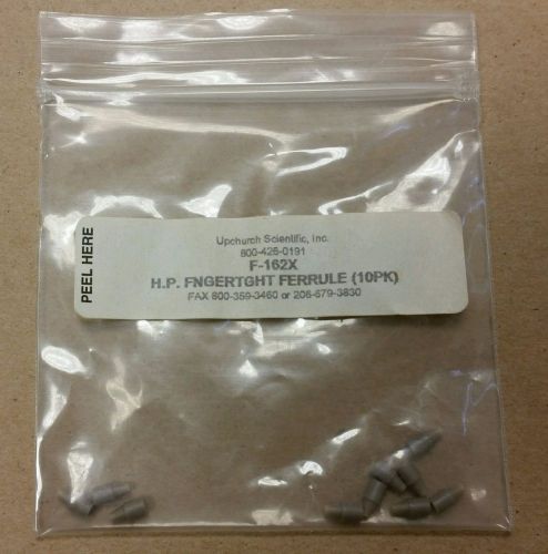 UPCHURCH SCIENTIFIC F-162-X HP Fingertight Ferrules 10 pk