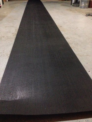24&#034;x 26&#039; Black PVC Rubber Impression Top Conveyor Belt 1ply