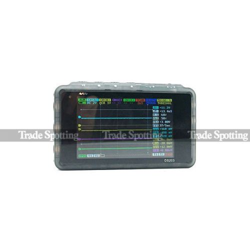Dso203 nano 4 channel mini v2 quad pocket digital oscilloscope for sale
