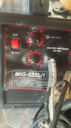 Auto Feed MIG135 MIG Welder 110VAC 135 amp Output Welding Gas Regulator 115V