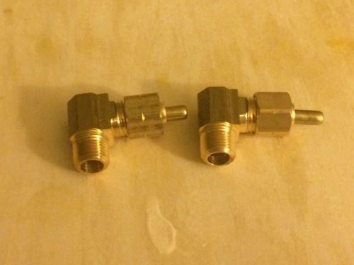 Pair Of Brass Compression X 1/8&#034; MPT Elbows