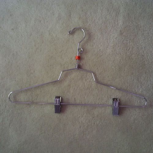 Industrial Metal Hangers- Showroom use- brand new- 24 count for only $120