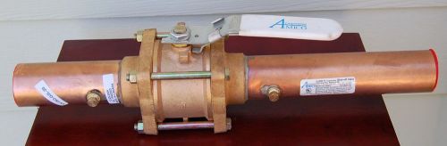 2&#034; AMICO MEDICAL GAS VALVE - Cleaned and capped
