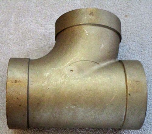 4 Inch Copper Cast DWV TY Nibco Never Used USA Made