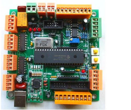 4 axis usb cnc controller interface breakout board cnc support mk1 2.1 mach3 for sale